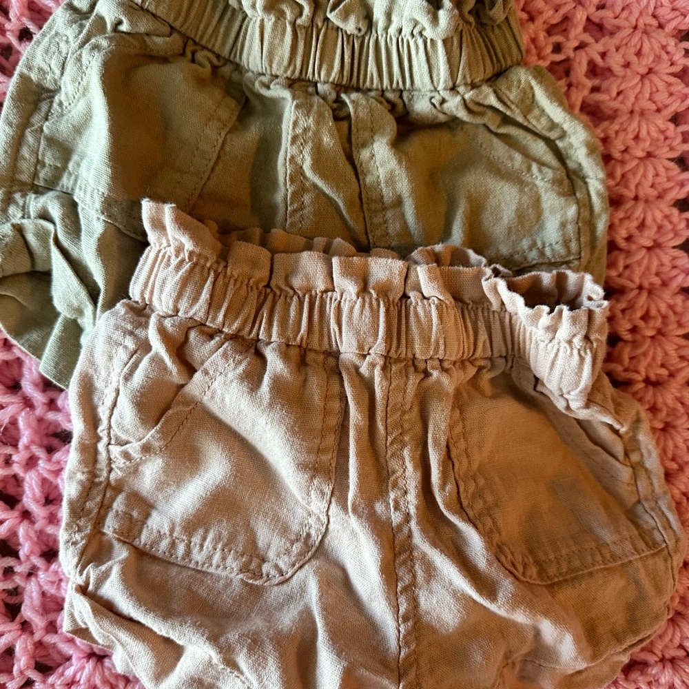 Linen blend Shorts